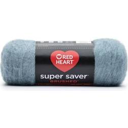 Red Heart Super Saver Brushed Yarn-Misty Blue