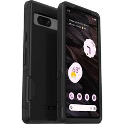 OtterBox Schutzhülle für Google Pixel 7A Commuter Serie, dünn, robust, taschenfreundlich, mit Anschlussschutz, Schwarz