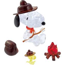 Bepuzzled 3D Crystal Snoopy Campfire