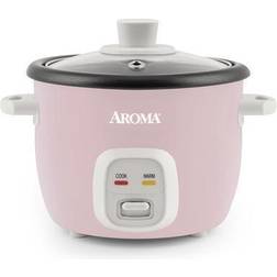 Aroma Housewares ARC-302NGP 4-Cups 1Qt Rice & Grain Cooker Pink