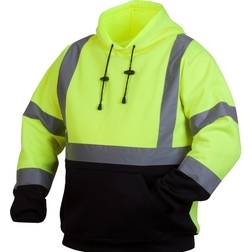 RSSH3210L Lime/Black Safety Pull Over Hooded Sweatshirt