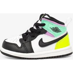 Jordan 1 Mid Pastel Black Toe TD