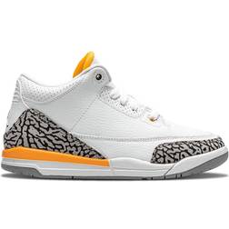 Nike Air Jordan 3 Retro Laser PS - White/Laser Orange/Cement Grey/Black