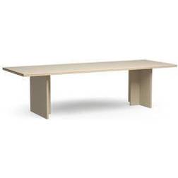 HKliving rectangular 280cm cream Dining Table