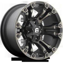 Fuel Off-Road Vapor D569 Wheel, 18x9 with 8 on 170 Bolt Pattern - Black Machined with Tint