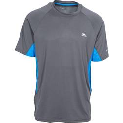 Trespass Brewly Kortärmad Snabbtorkande Stretchig T-shirt - Kol