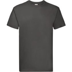 Fruit of the Loom Men's Super Premium Short Sleeve Crew Neck T-shirt - Light Graphite