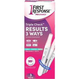 First Response Triple Check Pregnancy Test Kit