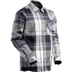 Mascot Checkered Shirt - Stone Gray