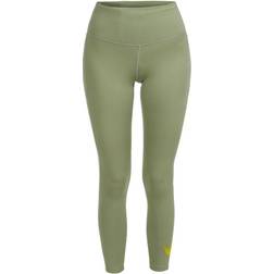 Nike Fast 7/8 Running Leggings Women - Oil Green