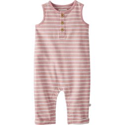 Carter's Baby Striped Organic Cotton Jumpsuit - Pink