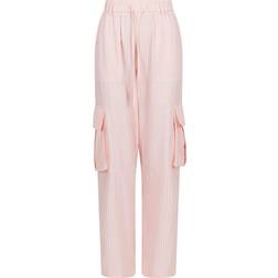 Neo Noir Kelly Stripe Pant - Light Pink