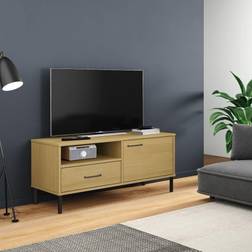 vidaXL Solid wood pine cabinet TV Bench