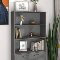 vidaXL dark grey Top Pine Sideboard