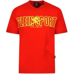 Philipp Plein Sport Bold Branded Logo T-shirt - Red