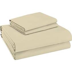 Aireolux 1000 Thread Count Bed Sheet Beige (264.16x238.76)