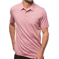 Travismathew The Zinna Polo T-shirt - Heather Cardinal