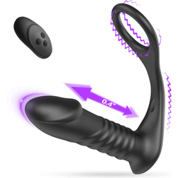 Bestvibe Glans Thrusting Anal Dildo