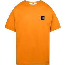 Stone Island Patch Logo T-shirt - Orange