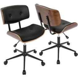 Lumisource Lombardi Mid-Century Office Chair