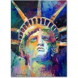 Trademark Fine Art 'Statue' Painting Print on Framed Art