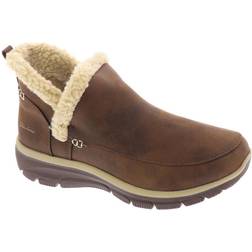 Skechers Easy Going Gold Rush Ankle Boot - Chocolate Brown
