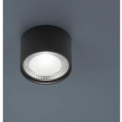 Helestra Kari LED Loftlampe Rund Sort Loftplafond