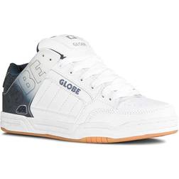 Globe Tilt Skate Shoes White/Blue Stipple