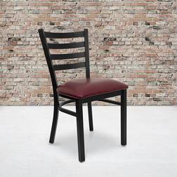 Flash Furniture HERCULES Series Black Ladder Kitchen Chair