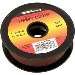 Forney 71806 320-grit premium grade emery cloth 1 in. x 10 yd