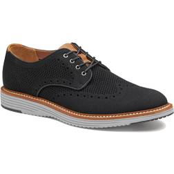 Johnston & Murphy Men's Upton Knit Wingtip Black Knit