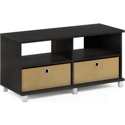 Furinno 11156EX/BR Entertainment Center TV Bench