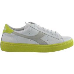 Diadora Montecarlo Color Block Yellow Womens Trainers Leather archived