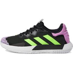 Adidas Men's SoleMatch Control Tennis Shoes Black/Green/Lilac