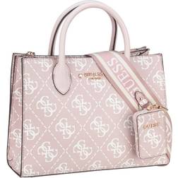 Guess Rea 4g Logo Handbag - Multi pink