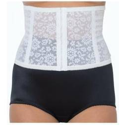 Rago Women's Lace Waist Nipper - White