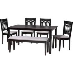 Baxton Studio Genesis Modern Dining Set 5