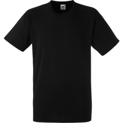 Fruit of the Loom Men's Heavy Weight Belcoro Short Sleeve T-shirt - Black