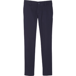 French Toast Girl's Slim Stretch Twill Pant - Navy