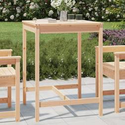 vidaXL Havebord 82,5x82,5x110 massivt fyrretræ