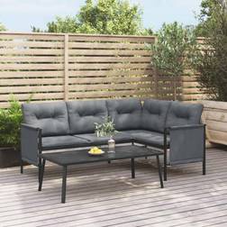 vidaXL Hörnsoffa Loungeset