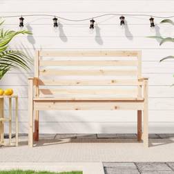 vidaXL natural pine, 109 Garden Bench