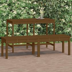 vidaXL honey brown pine Garden Bench