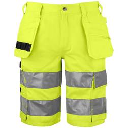 ProJob hantverksshorts 6535, Hi-vis Gul/Svart