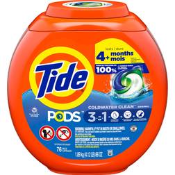 Tide 3-In-1 Original Scent Laundry Detergent Pods 76-Count