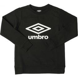 Umbro Boy's Logo Crew Sweat Black