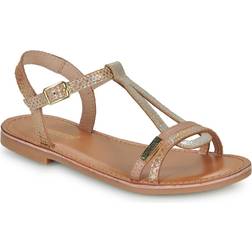 Bada Leather Flat Sandals