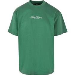 Urban Classics Oversized Mid Embroidery T-shirt - Green