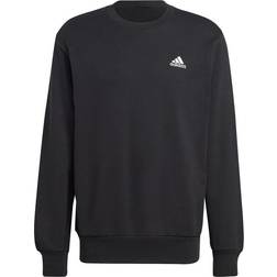 adidas Essentials French Terry Embroidered Small Logo Sweatshirt Men - Black