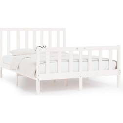 vidaXL Solid Wood Bed Frame Bedstead Bed Base